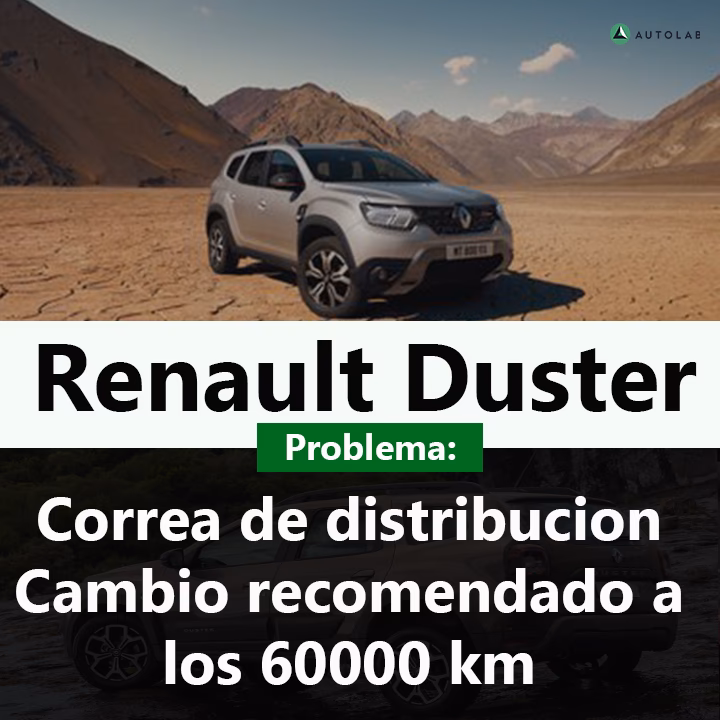 ¿Cuándo cambiar la correa de distribución en un Renault Duster?
