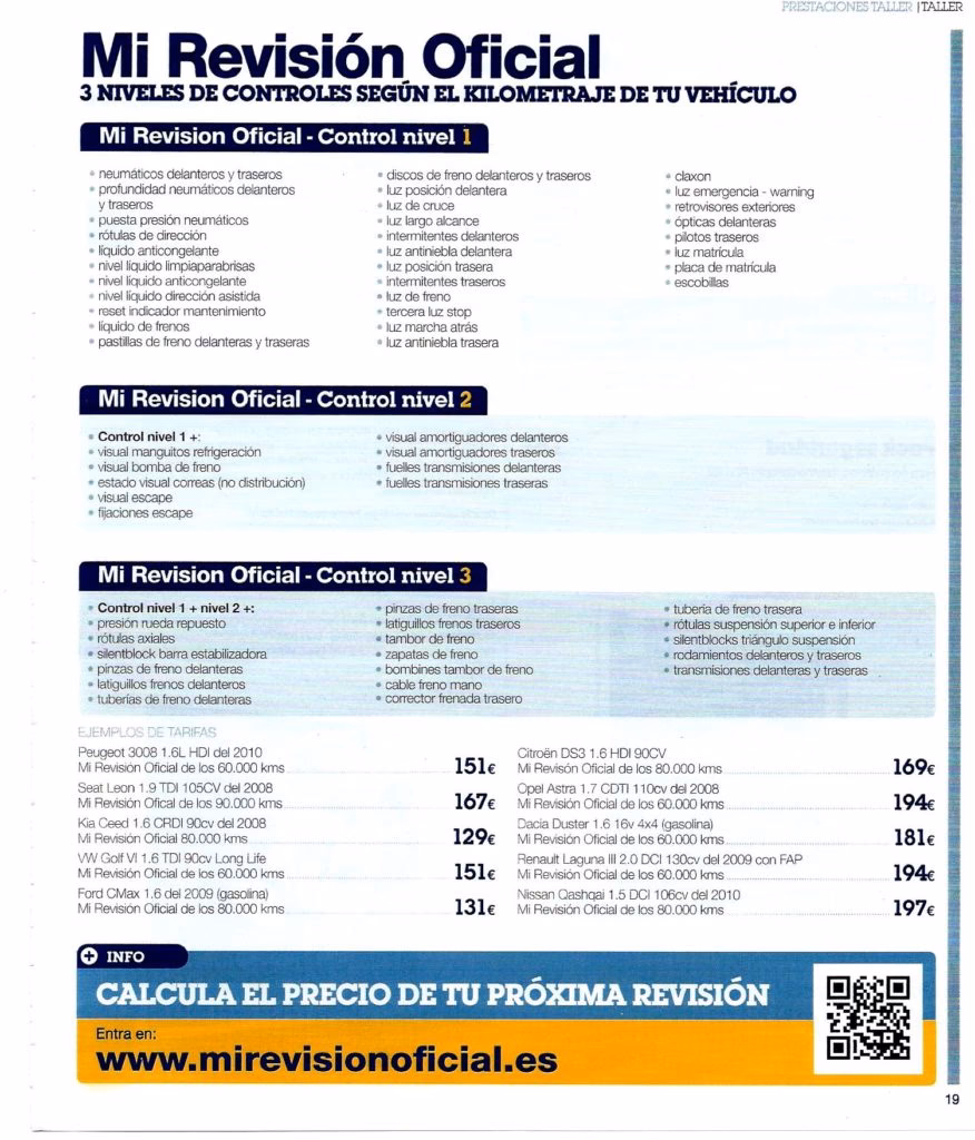 ¿Cuándo es el primer mantenimiento de un auto nuevo?