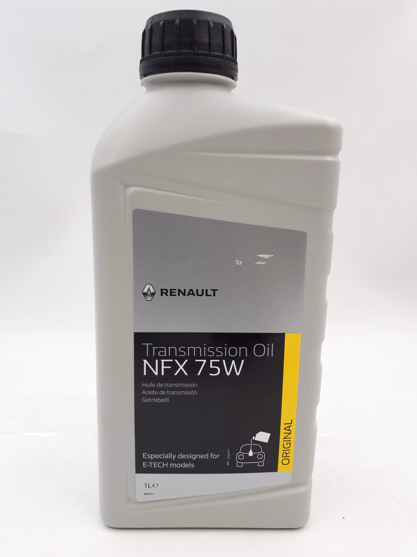 ¿Cuánto aceite de caja de cambios necesita un símbolo de Renault?