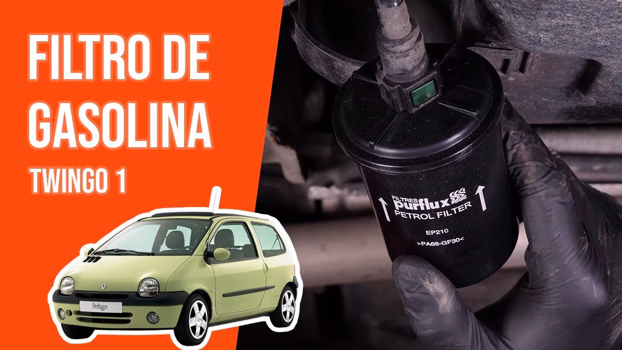 ¿Dónde está el filtro de combustible en un Twingo 1?