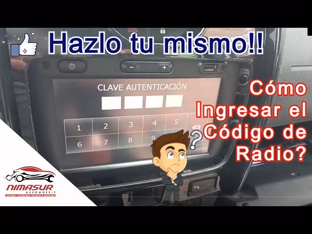 ¿Dónde puedo encontrar el código de radio de mi Dacia Logan?