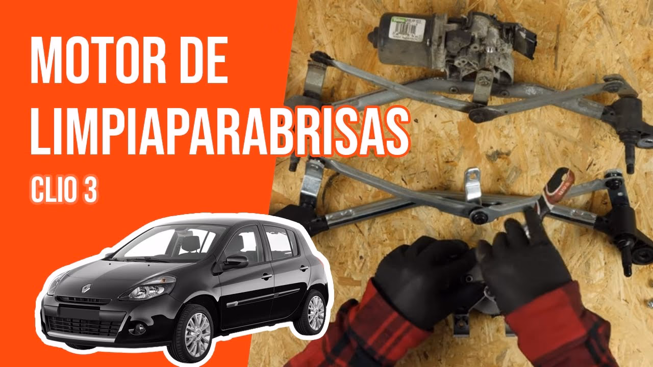 ¿Cómo funciona el mecanismo del limpiaparabrisas?