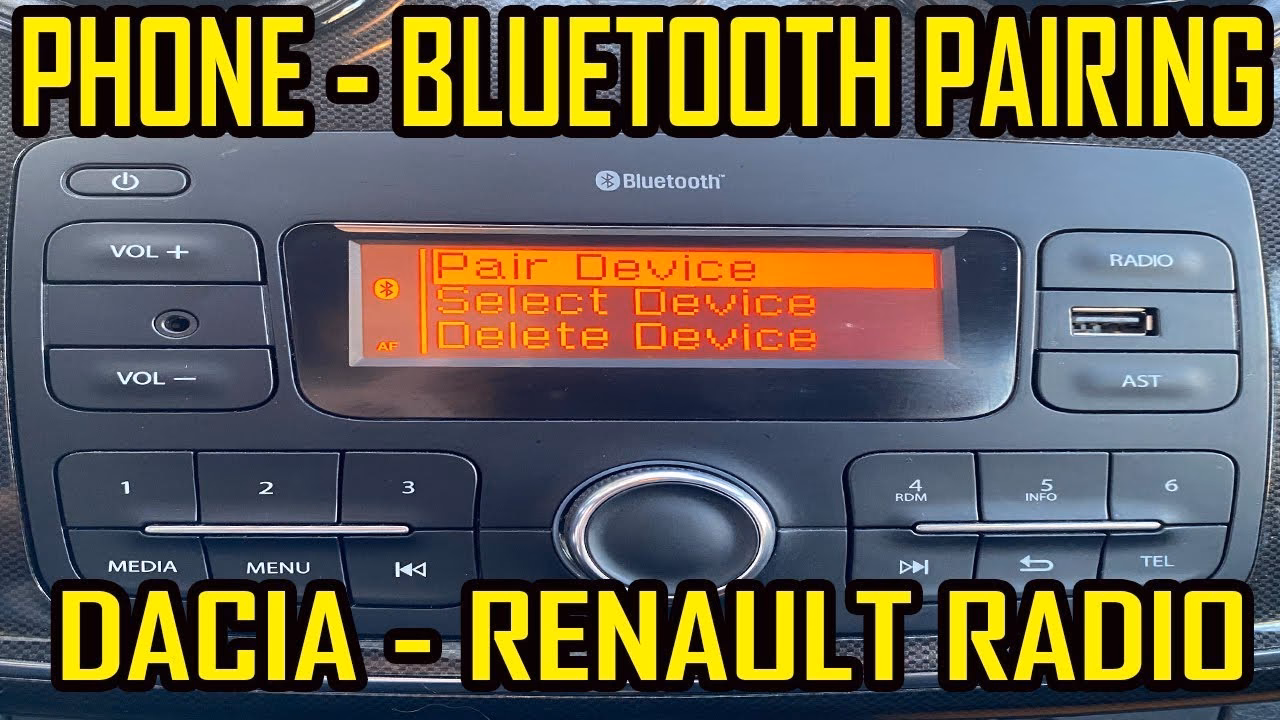 ¿Cómo conectar Bluetooth en Renault?