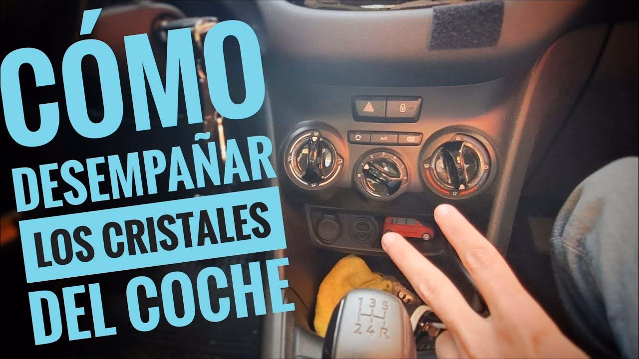 ¿Qué puedo ponerle al vidrio del carro para evitar que se empañe?