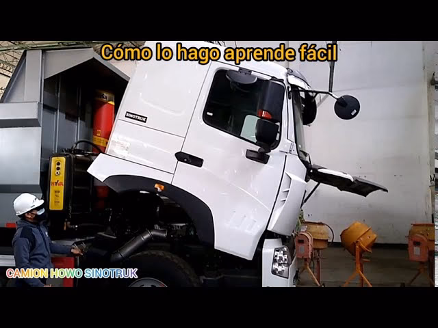 ¿Cómo se realiza la basculación de la cabina?