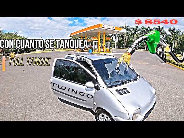 ¿Cuál es la capacidad del tanque de gasolina del Twingo?