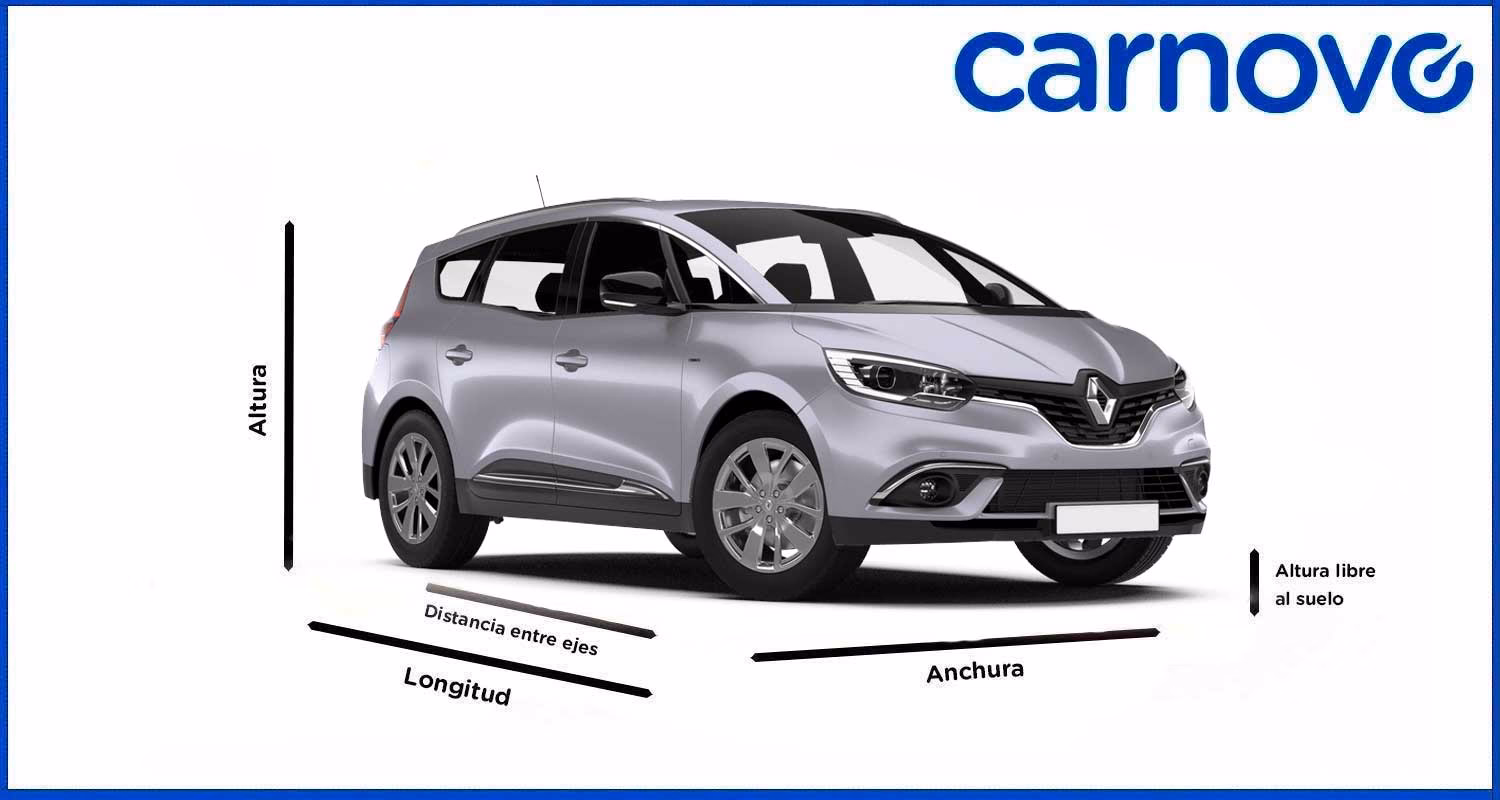 ¿Qué tamaño tiene el Renault Scenic?