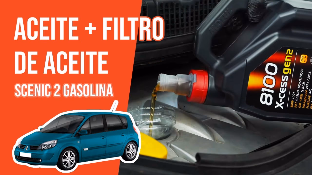 ¿Qué aceite lleva el Renault Scenic?