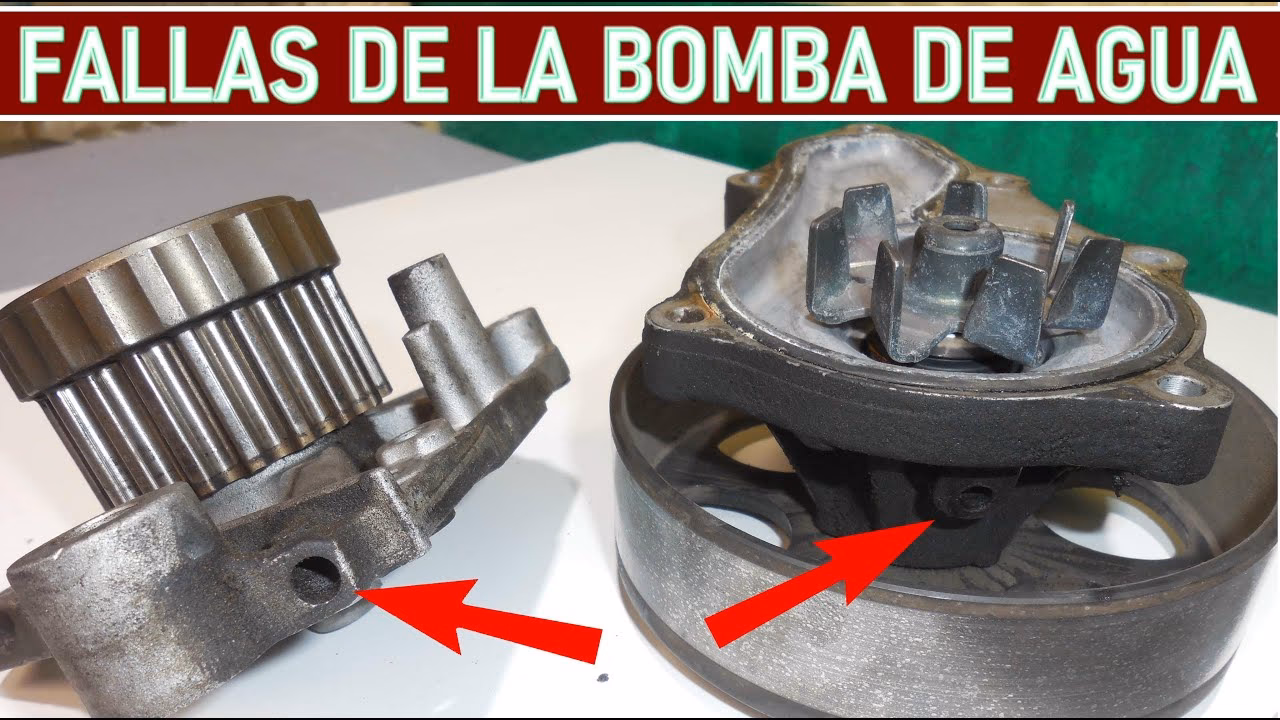 ¿Qué pasa si se daña la bomba de agua del auto?