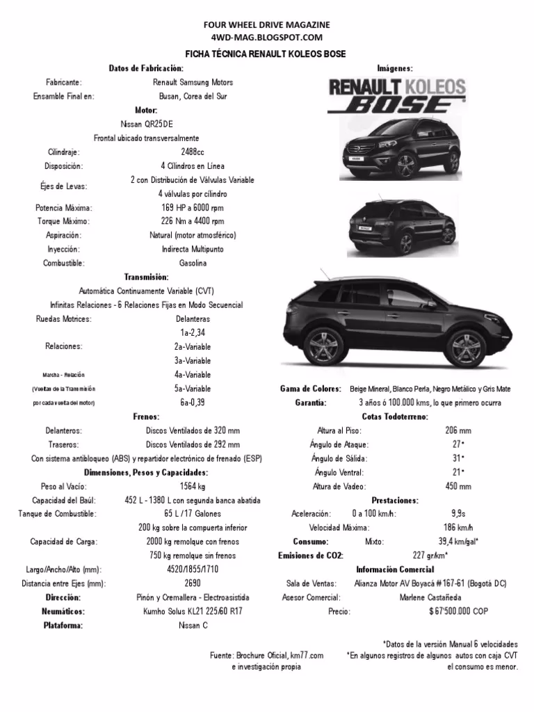 ¿Cómo puedo saber la versión de mi Renault?