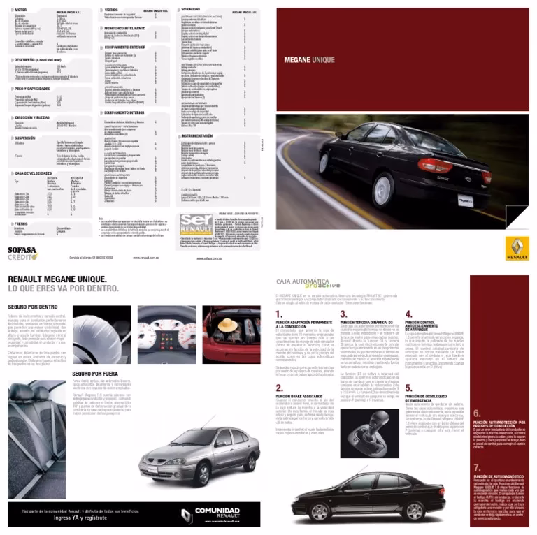 ¿Cuántos caballos tiene el Renault Megane Classic?