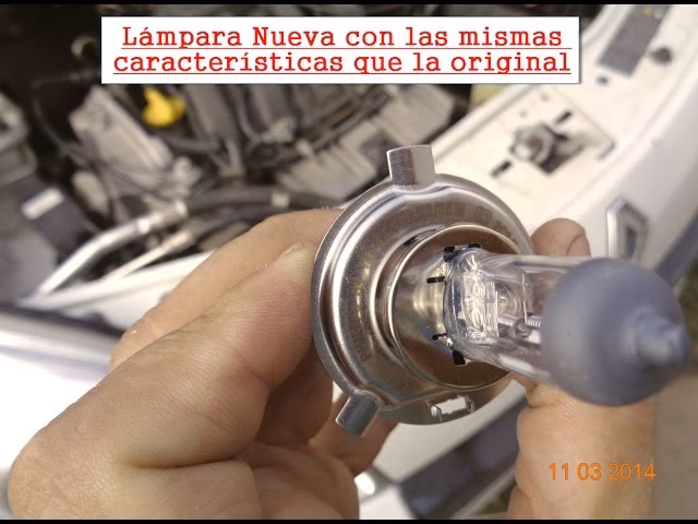 ¿Qué tipo de bombilla lleva el Dacia Sandero?