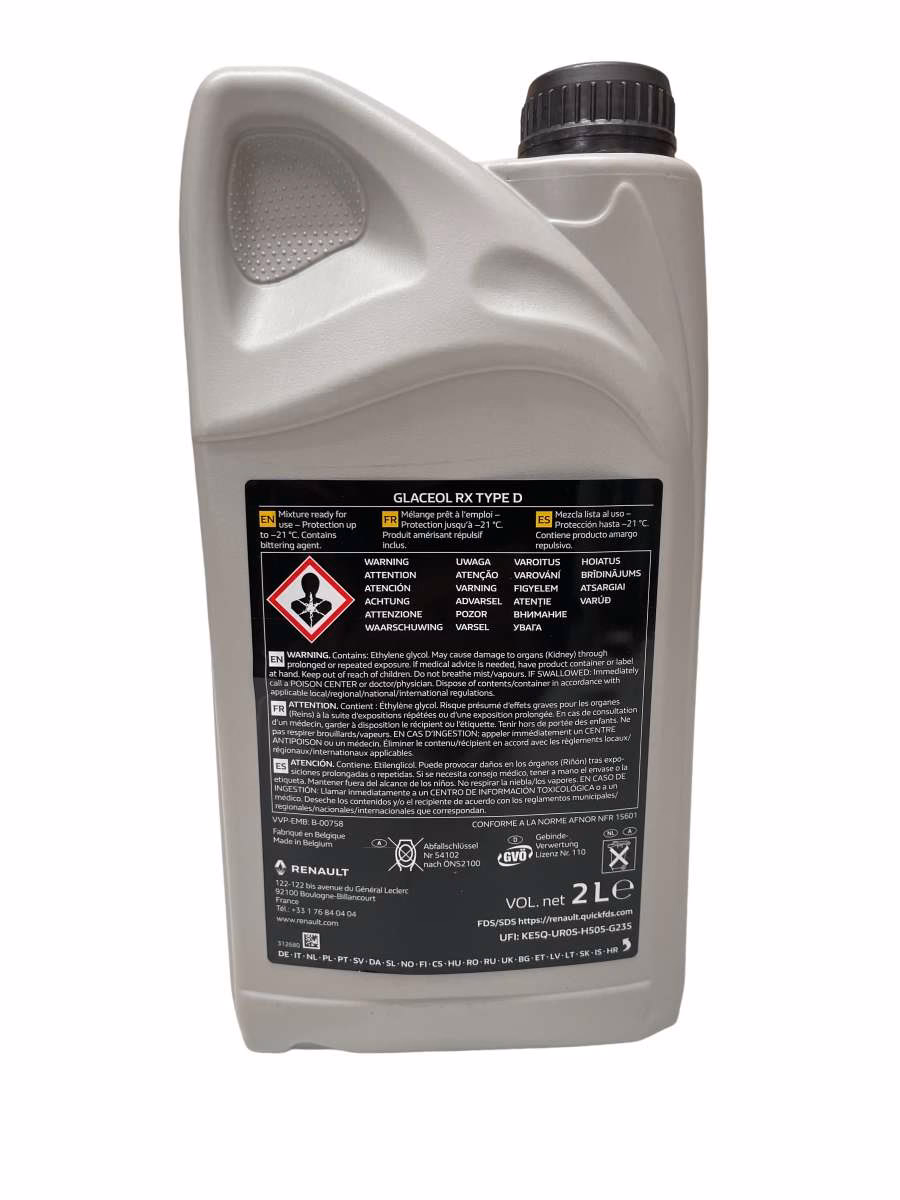 ¿Qué es el anticongelante tipo D?