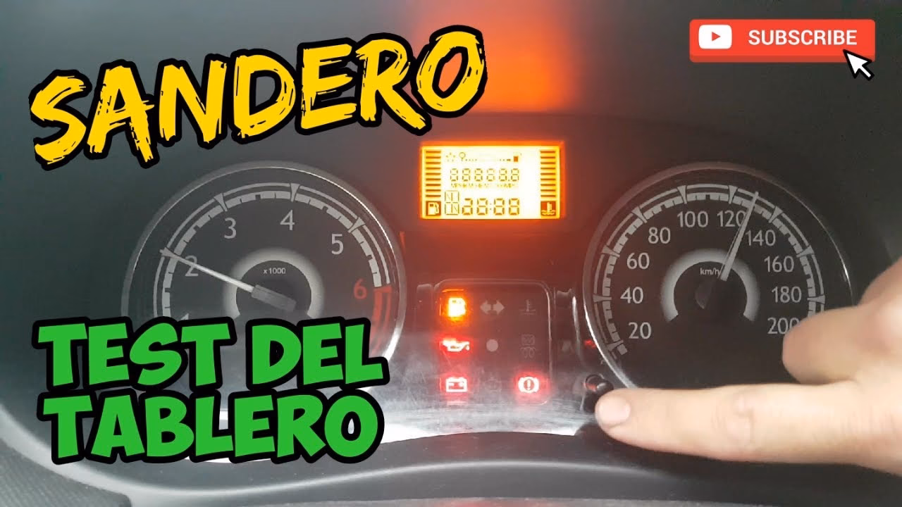 ¿Qué luces usa el Renault Sandero?
