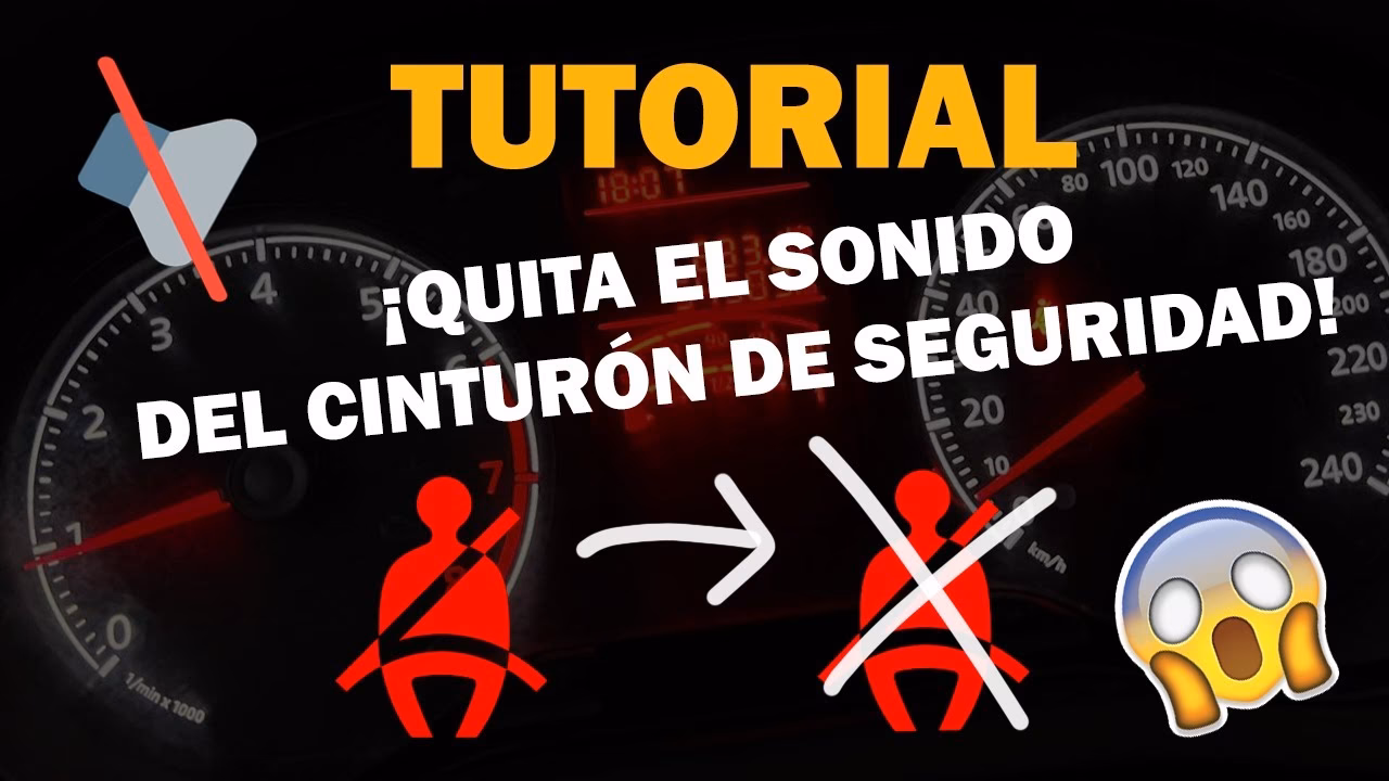 ¿Cómo quitar el aviso del cinturón de seguridad?