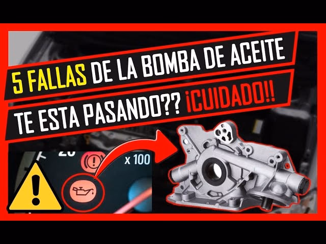 ¿Por qué falla la bomba de aceite?