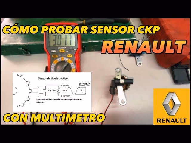 ¿Cómo medir el sensor ckp con un multímetro?