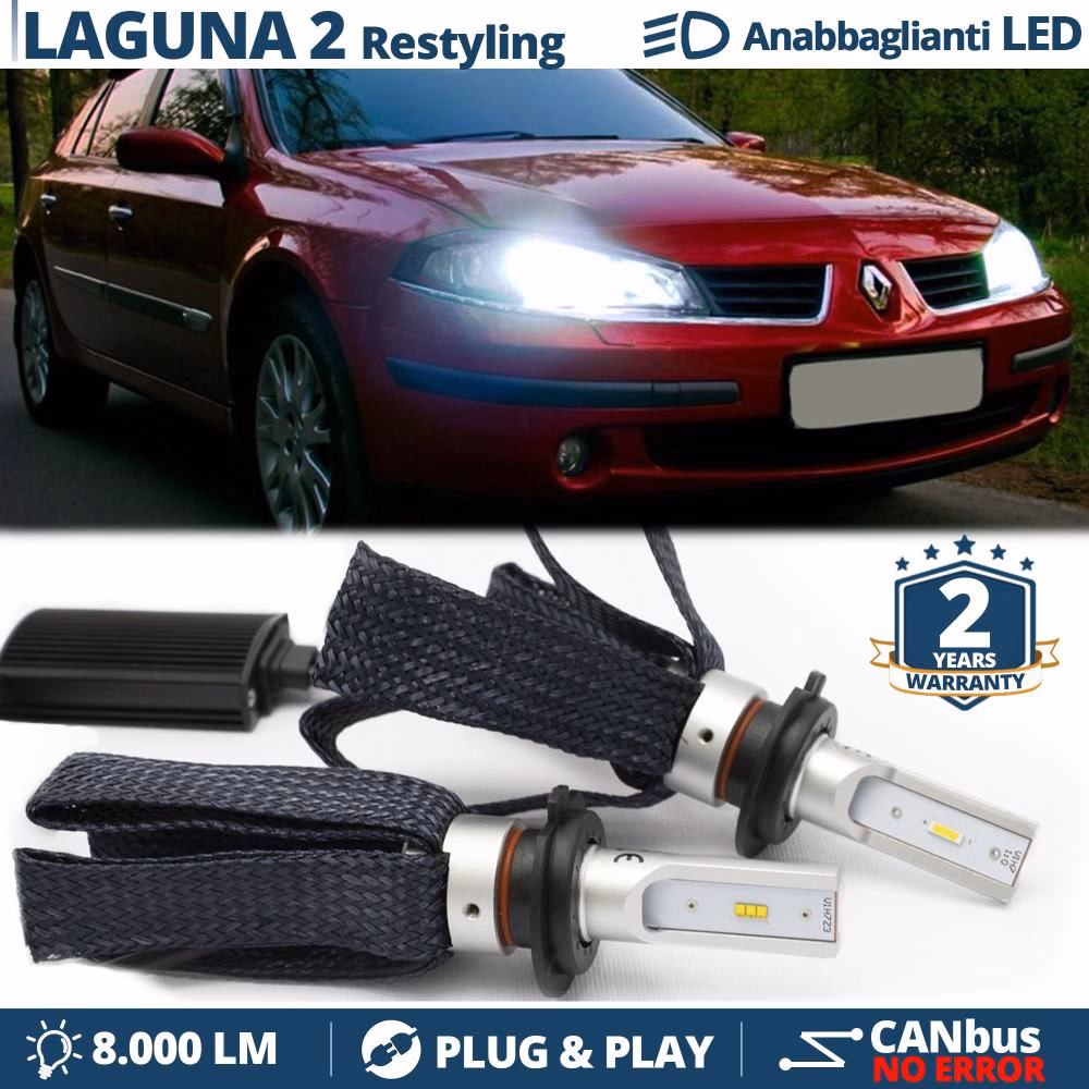 ¿Qué bombilla utiliza el Renault Laguna 3 para las luces de cruce?