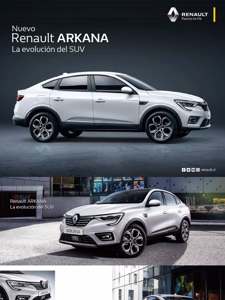 ¿Cuántos kilómetros por galón hace la Renault Arkana?