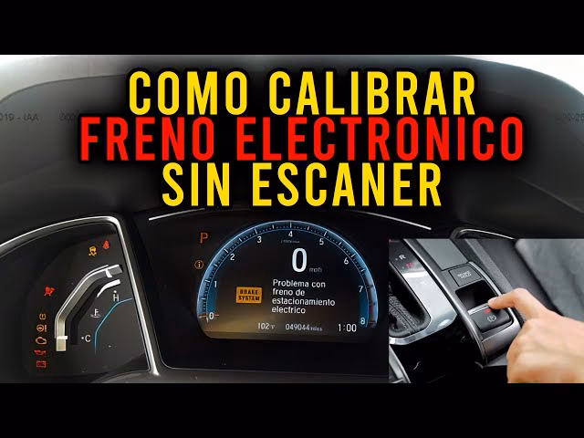 ¿Cómo se activa el freno de estacionamiento eléctrico?