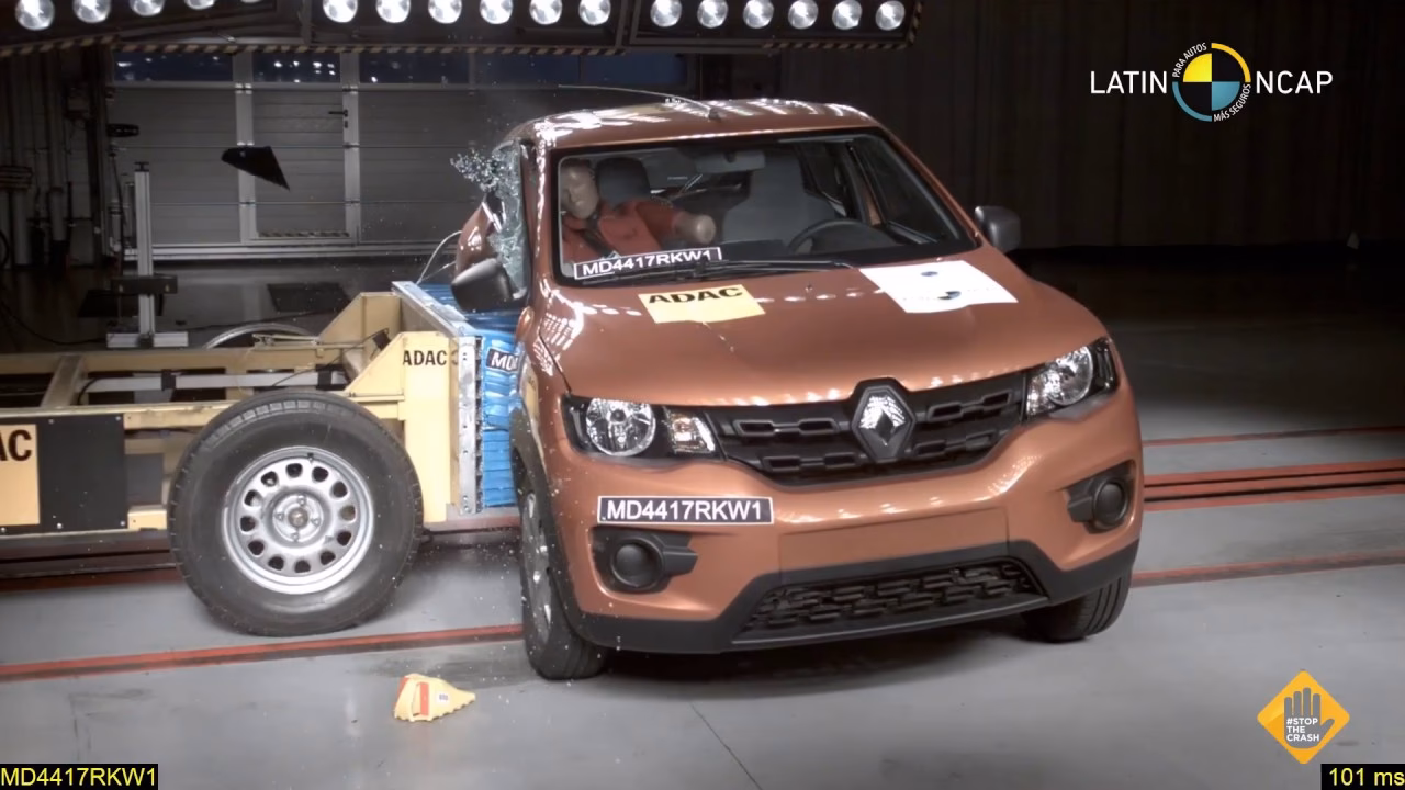 ¿Cuál es la calificación NCAP del Renault Kwid?