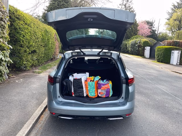 How big is the boot on a Renault Megane?