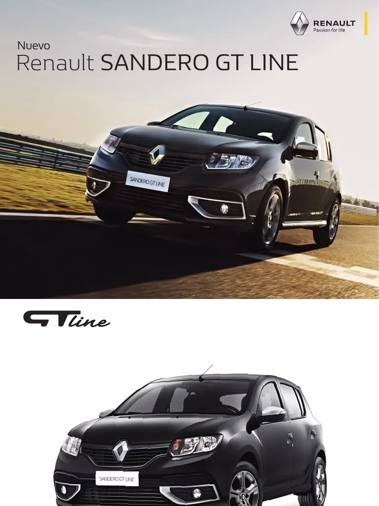 ¿Qué motor tiene el Renault Sandero GT LINE?