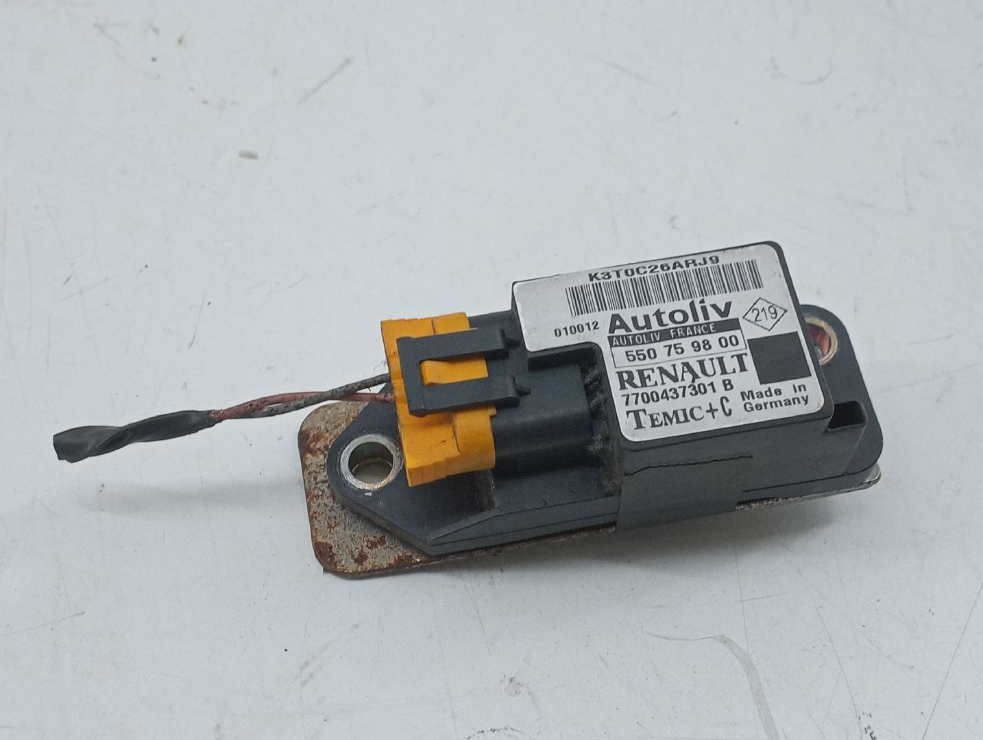 ¿Qué función tiene el sensor de impacto?