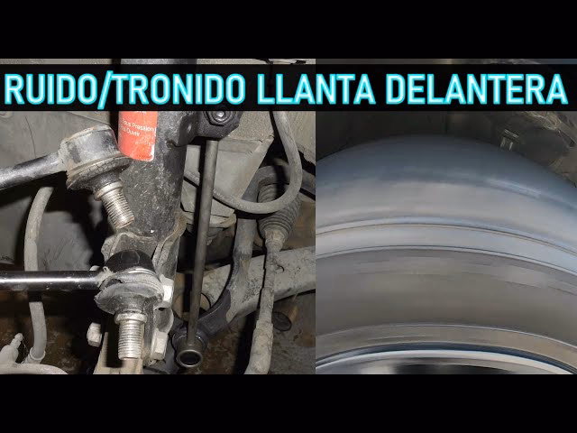 ¿Por qué suenan las llantas delanteras al girar?