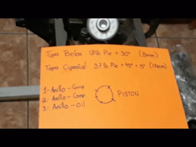 ¿Cuánto torque tiene una biela?